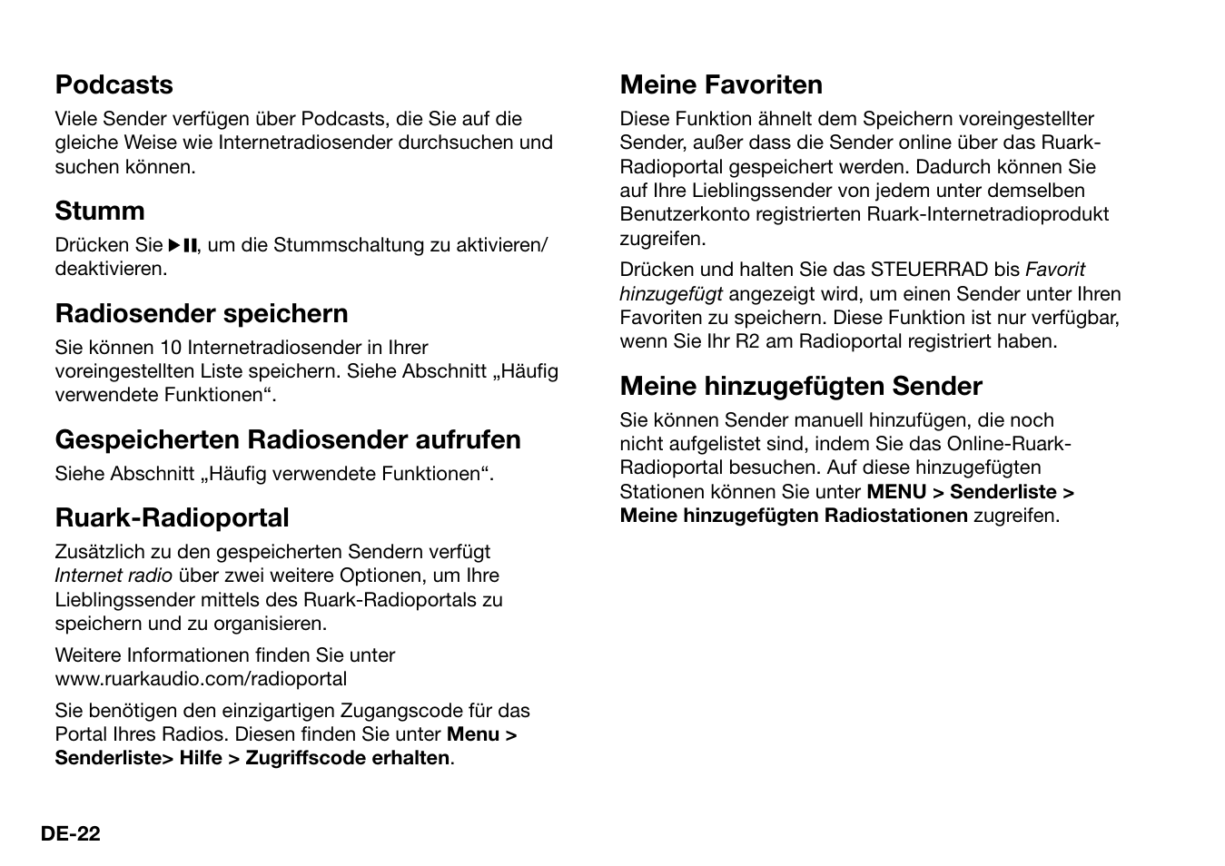 Ruark Audio R2 (mk3) User Manual | Page 86 / 256