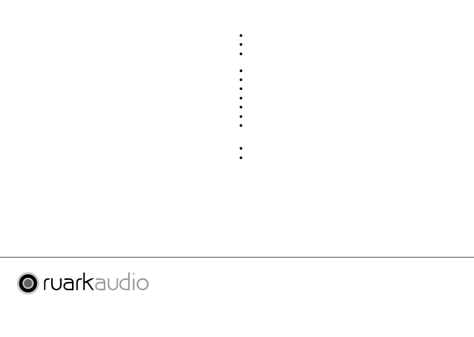 Garantie, Garantie bei erwerb im ausland, Technische daten | Ruark Audio R2i (mk2) User Manual | Page 24 / 56