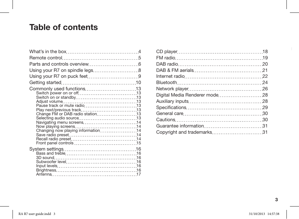 Ruark Audio R7 User Manual | Page 3 / 32