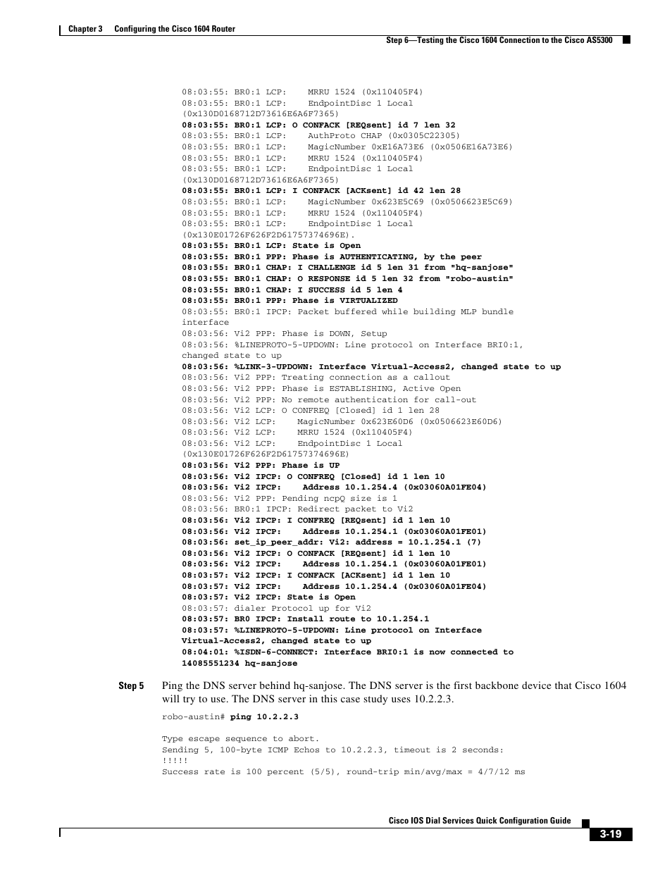 Cisco 1604 User Manual | Page 19 / 22