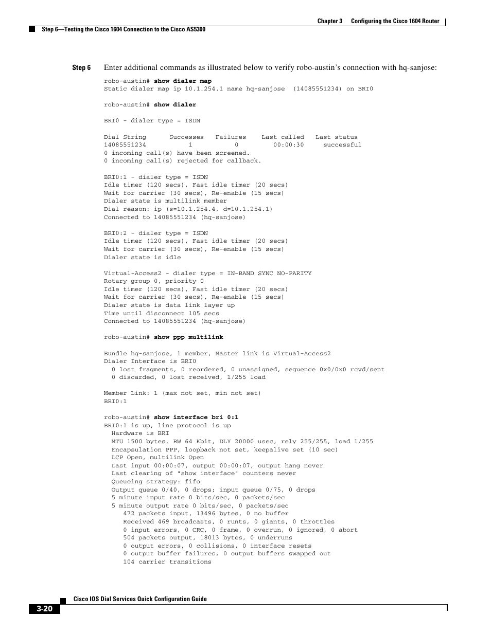 Cisco 1604 User Manual | Page 20 / 22