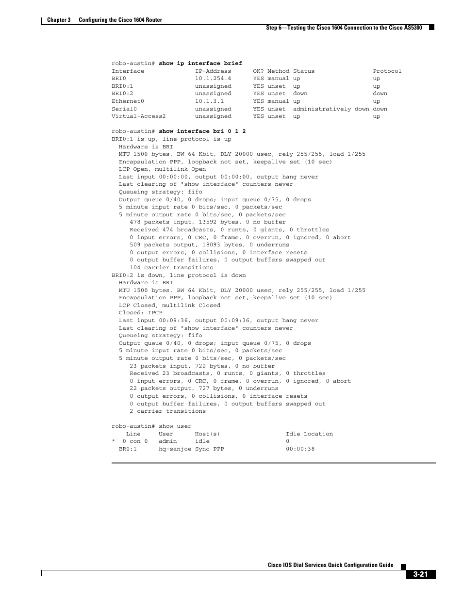 Cisco 1604 User Manual | Page 21 / 22