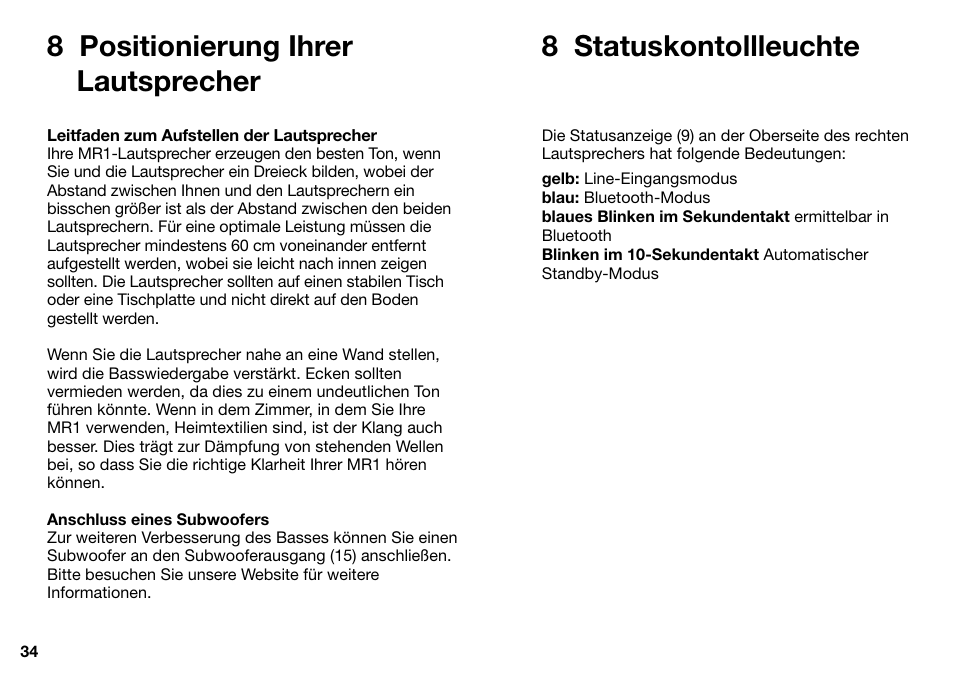 Ruark Audio MR1 User Manual | Page 34 / 96
