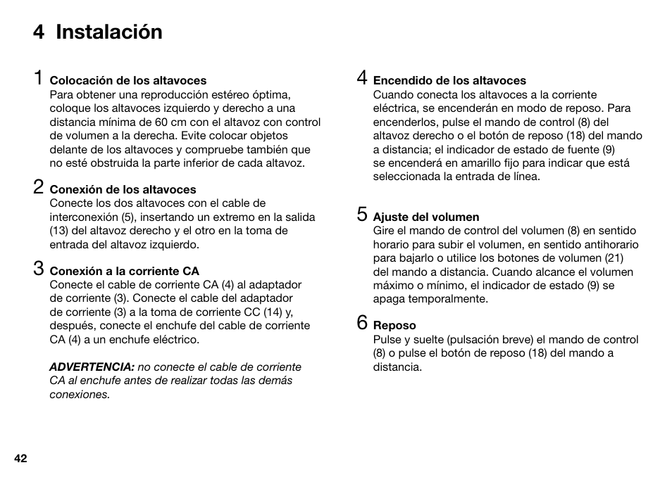 4 instalación 1 | Ruark Audio MR1 User Manual | Page 42 / 96