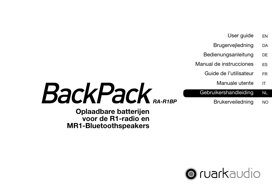 Ruark Audio BackPack User Manual | Page 25 / 32