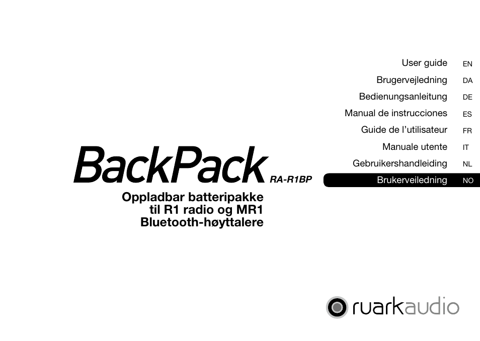 Ruark Audio BackPack User Manual | Page 29 / 32