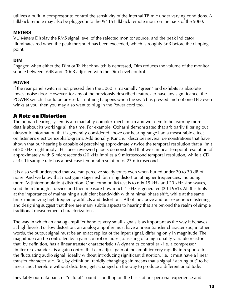 Rupert Neve 5060 Centerpiece: 24x2 Desktop Mixer User Manual | Page 13 / 16