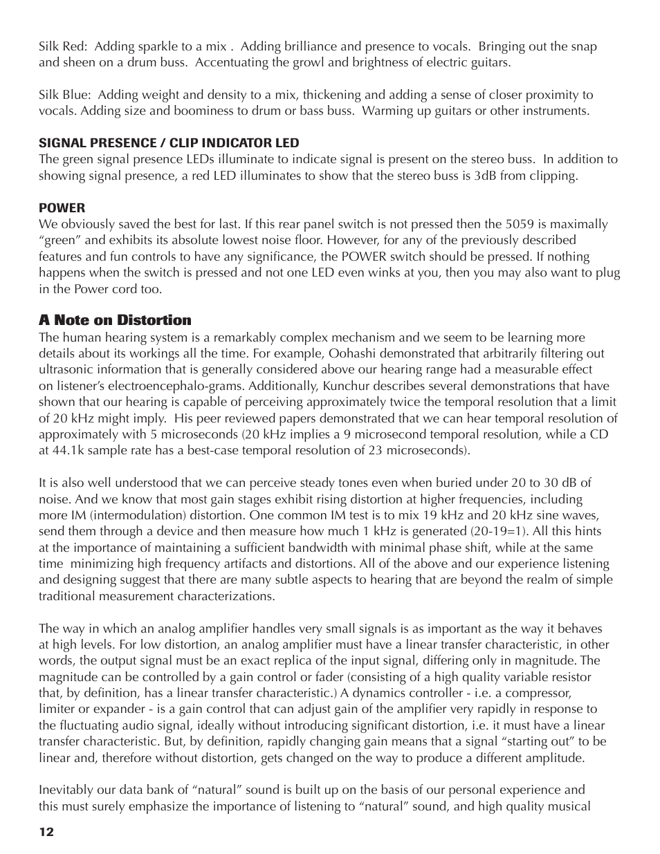 Rupert Neve Satellite 5059 16x2+2 Mixer User Manual | Page 12 / 16