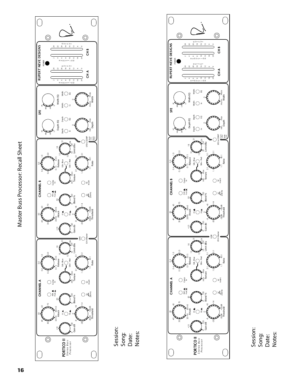 Portico ii | Rupert Neve Portico II - Master Buss Processor User Manual | Page 16 / 20
