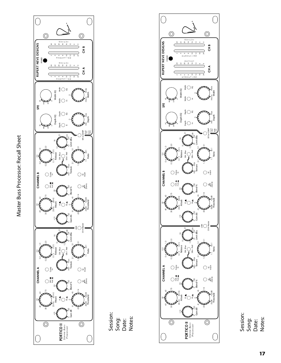 Portico ii | Rupert Neve Portico II - Master Buss Processor User Manual | Page 17 / 20