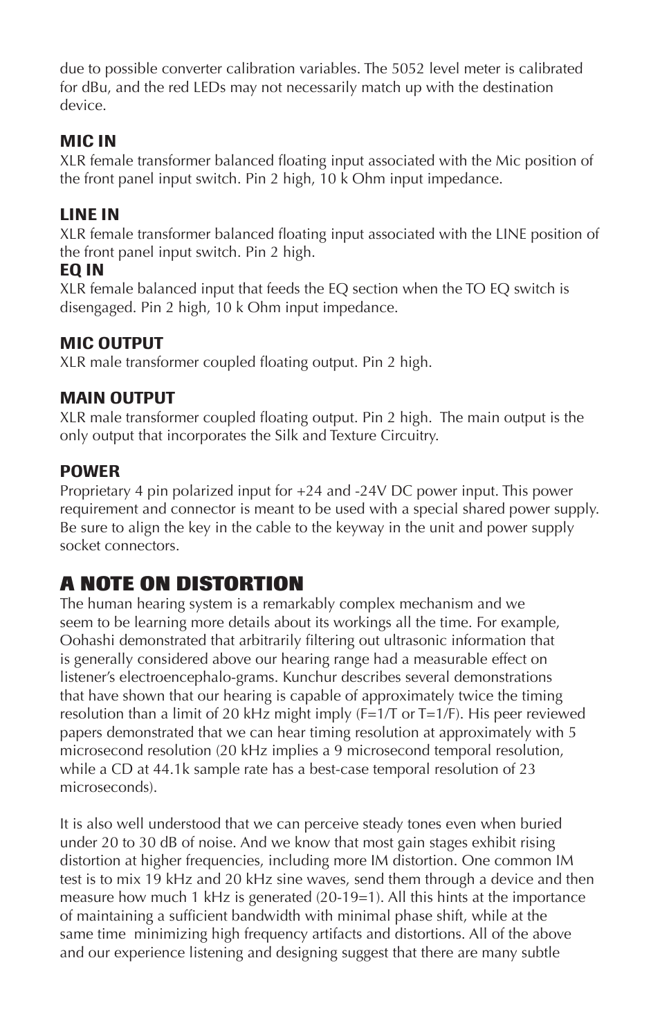 Rupert Neve Shelford 5052: Mic Pre / Inductor EQ User Manual | Page 10 / 16