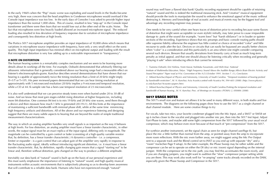 Rupert Neve Portico 5017 - Mobile DI/Pre/Comp User Manual | Page 4 / 8