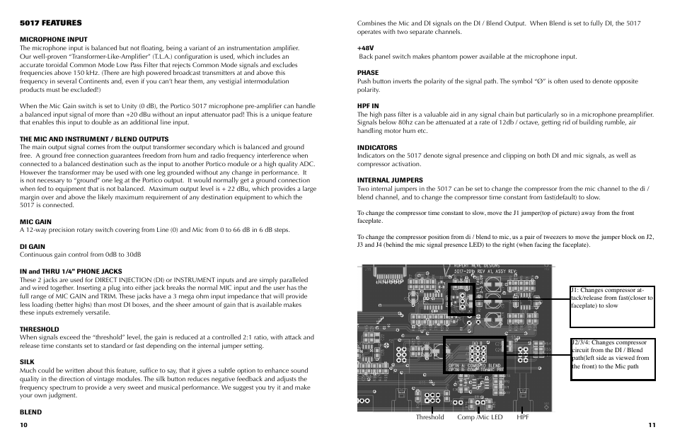 Rupert Neve Portico 5017 - Mobile DI/Pre/Comp User Manual | Page 6 / 8