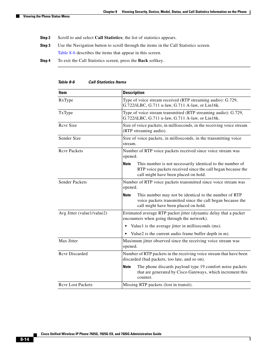 Cisco 7925G-EX User Manual | Page 14 / 16
