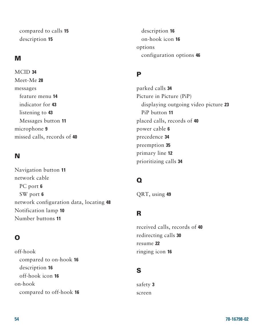 Cisco 7985G User Manual | Page 60 / 64