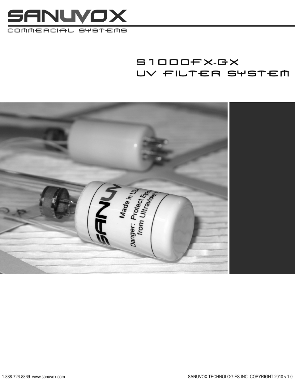 Sanuvox S1000FX User Manual | 4 pages