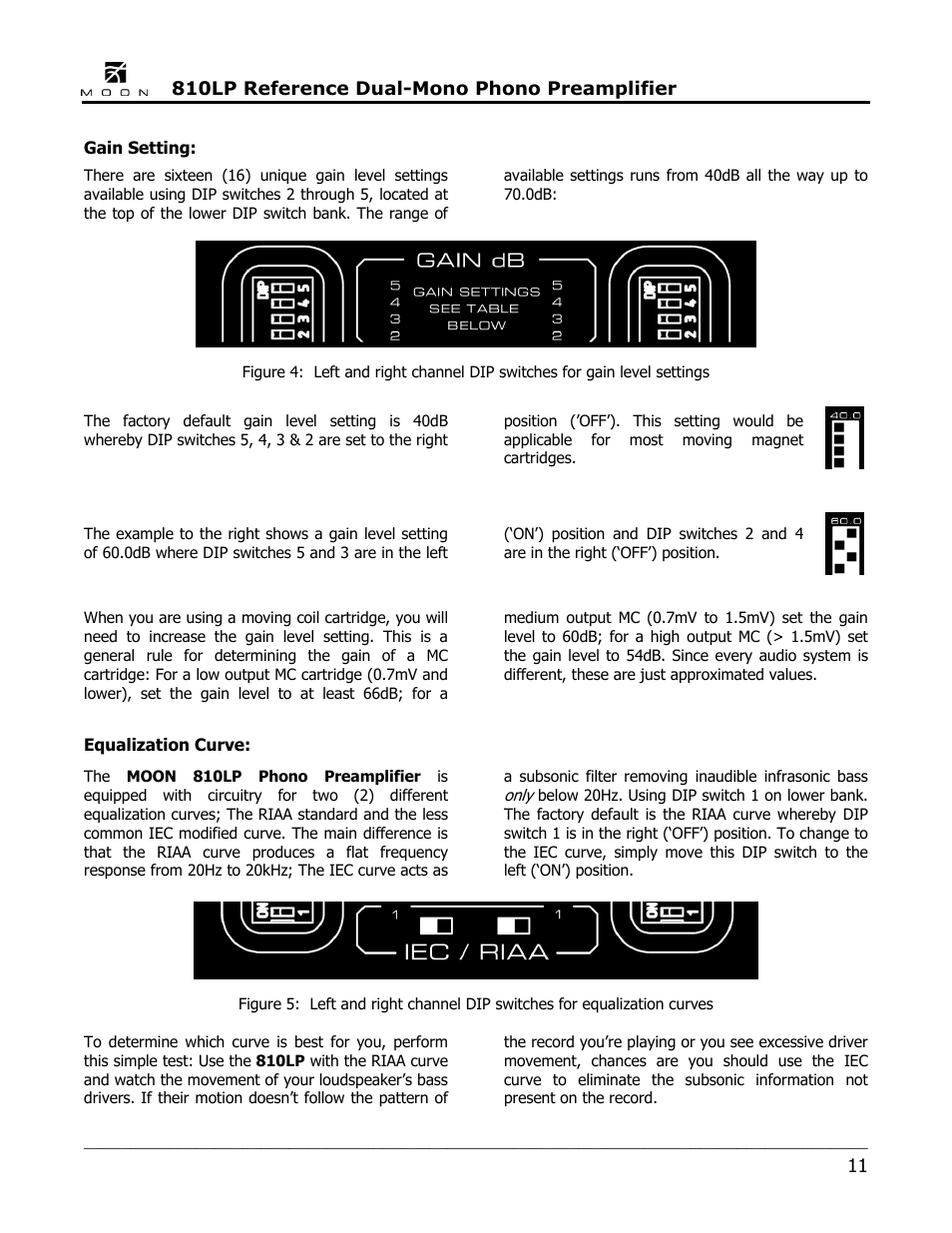 Simaudio 810LP Phono Preamplifier User Manual | Page 11 / 16