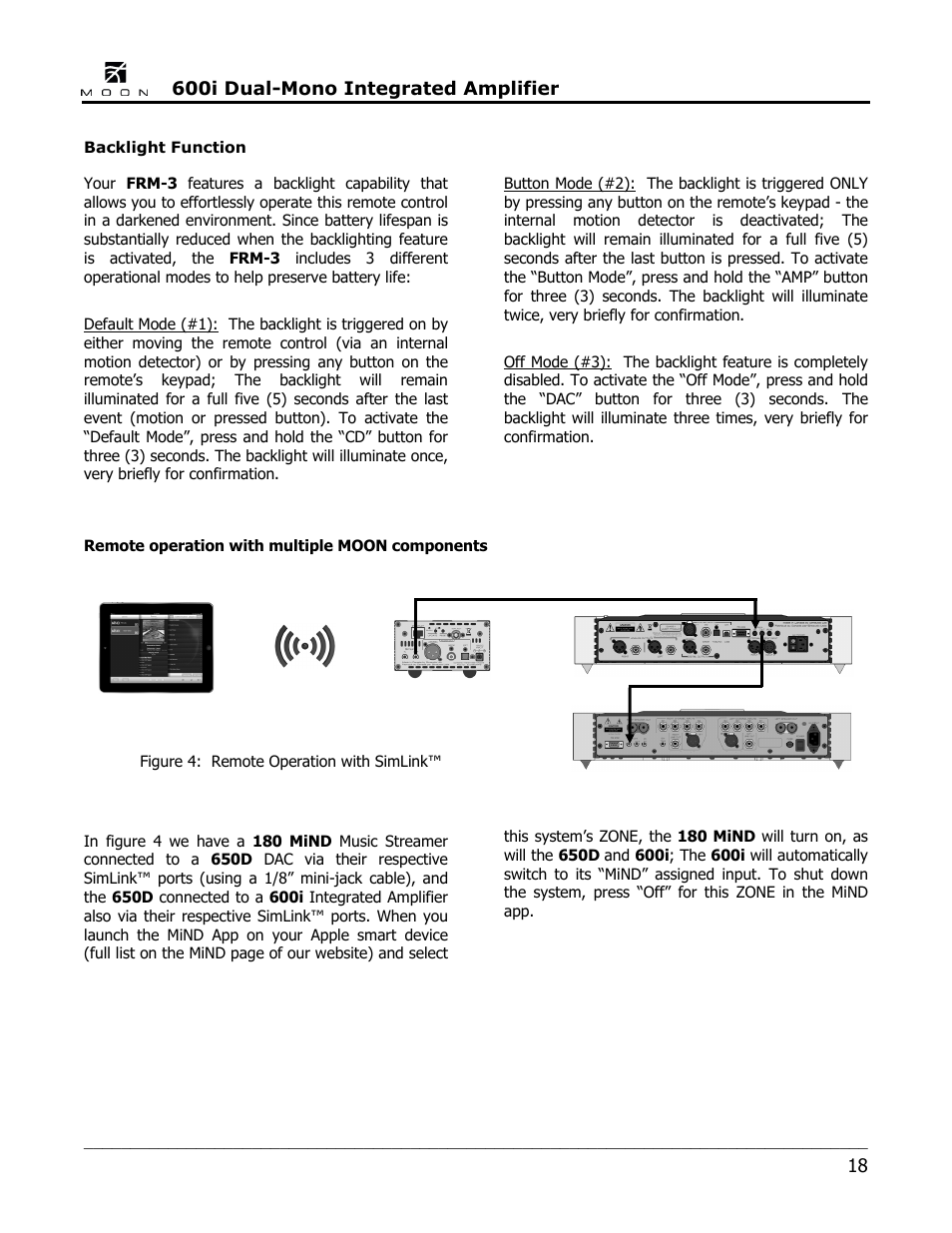 Simaudio 600i Integrated Amplifier User Manual | Page 18 / 24