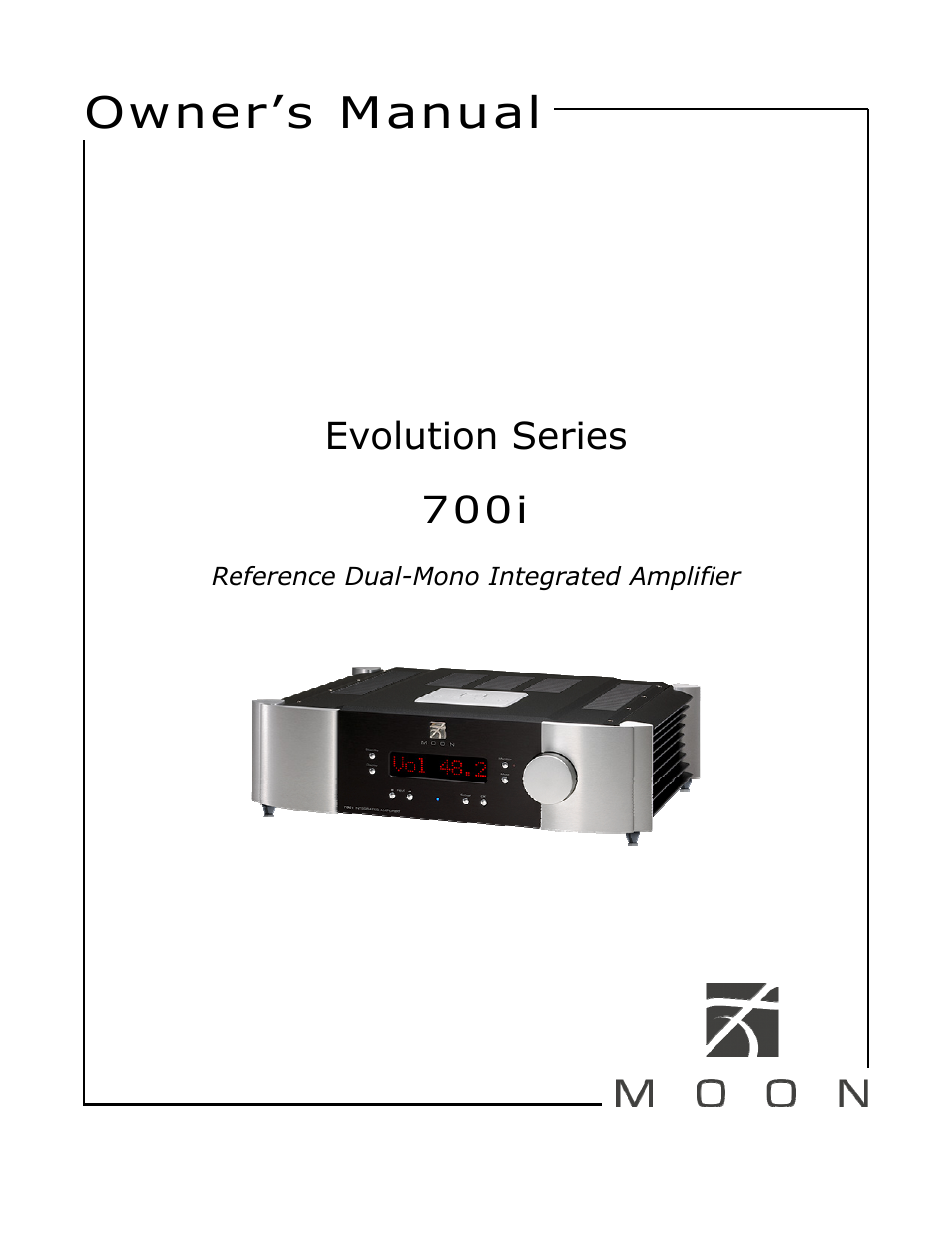 Simaudio 700i Integrated Amplifier User Manual | 24 pages