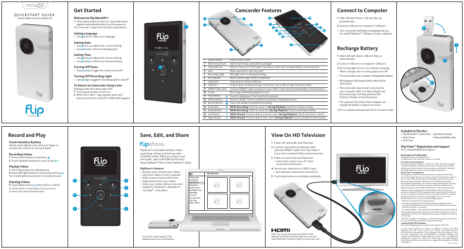 Pure Mino2HD User Manual | 1 page