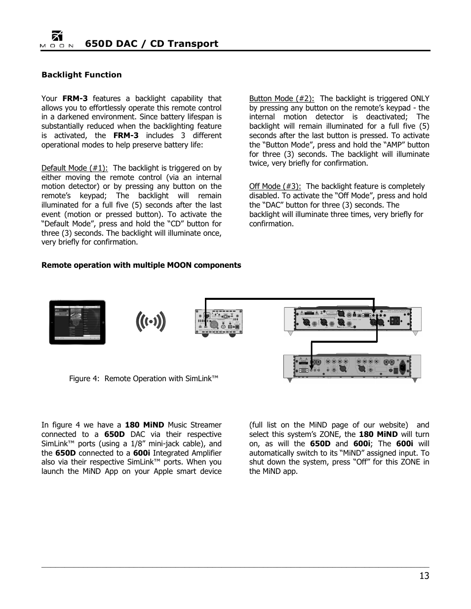 Simaudio 650D DAC User Manual | Page 13 / 16