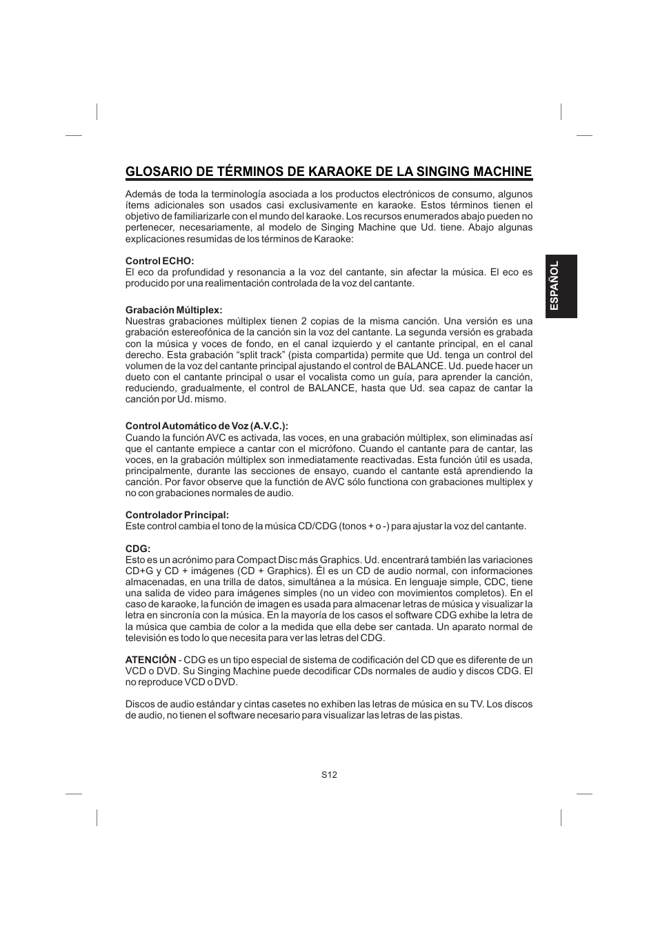 Singing Machine STVG359 User Manual | Page 25 / 40