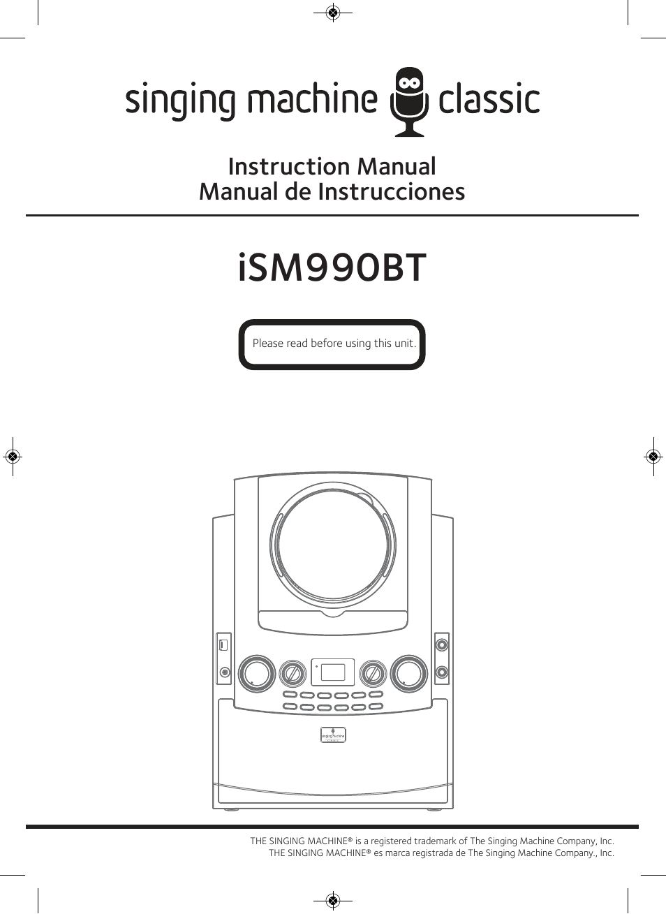 Singing Machine iSM990 User Manual | 40 pages