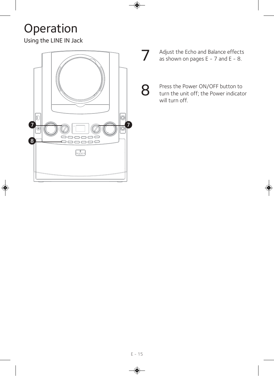 Operation | Singing Machine iSM990 User Manual | Page 16 / 40