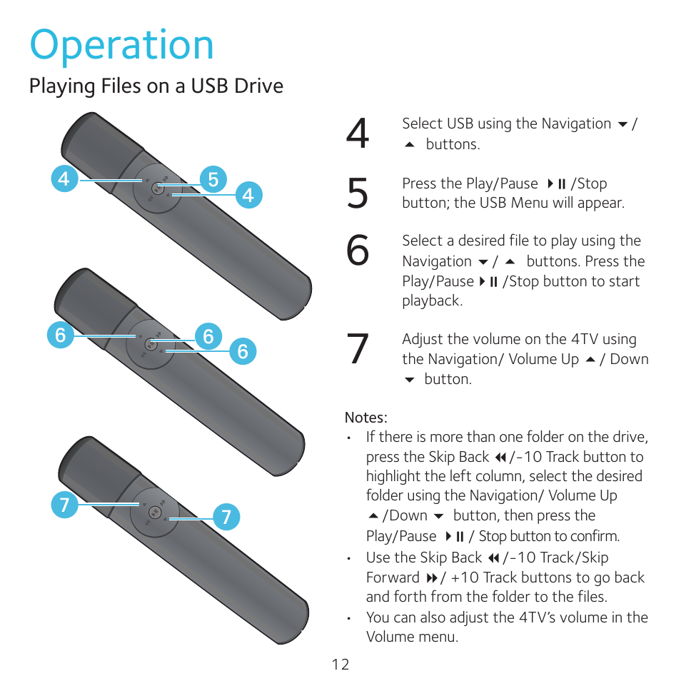 Operation | Singing Machine 4TV User Manual | Page 13 / 26
