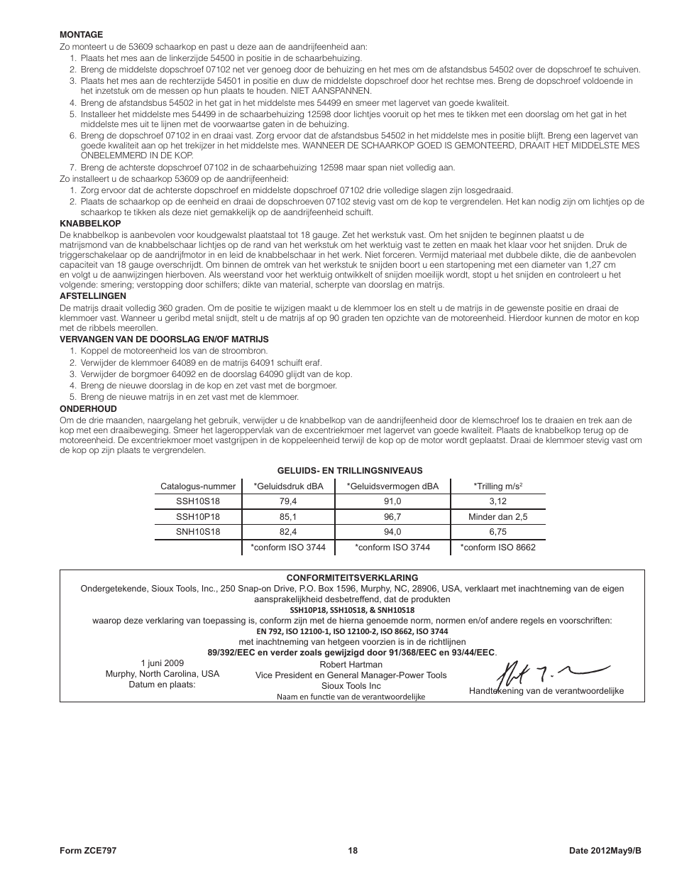 Sioux Tools SNH10S18 NIBBLER User Manual | Page 18 / 27