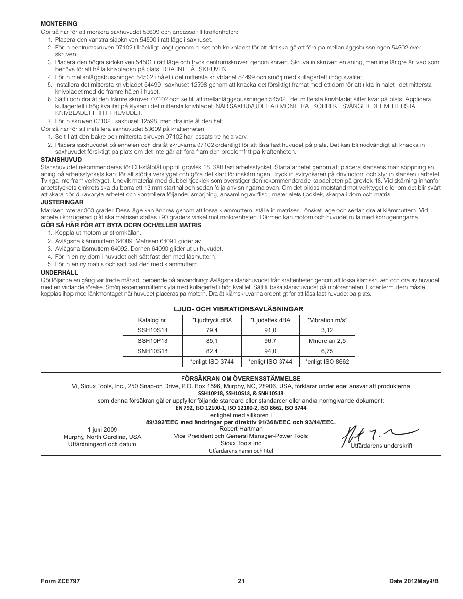 Sioux Tools SNH10S18 NIBBLER User Manual | Page 21 / 27