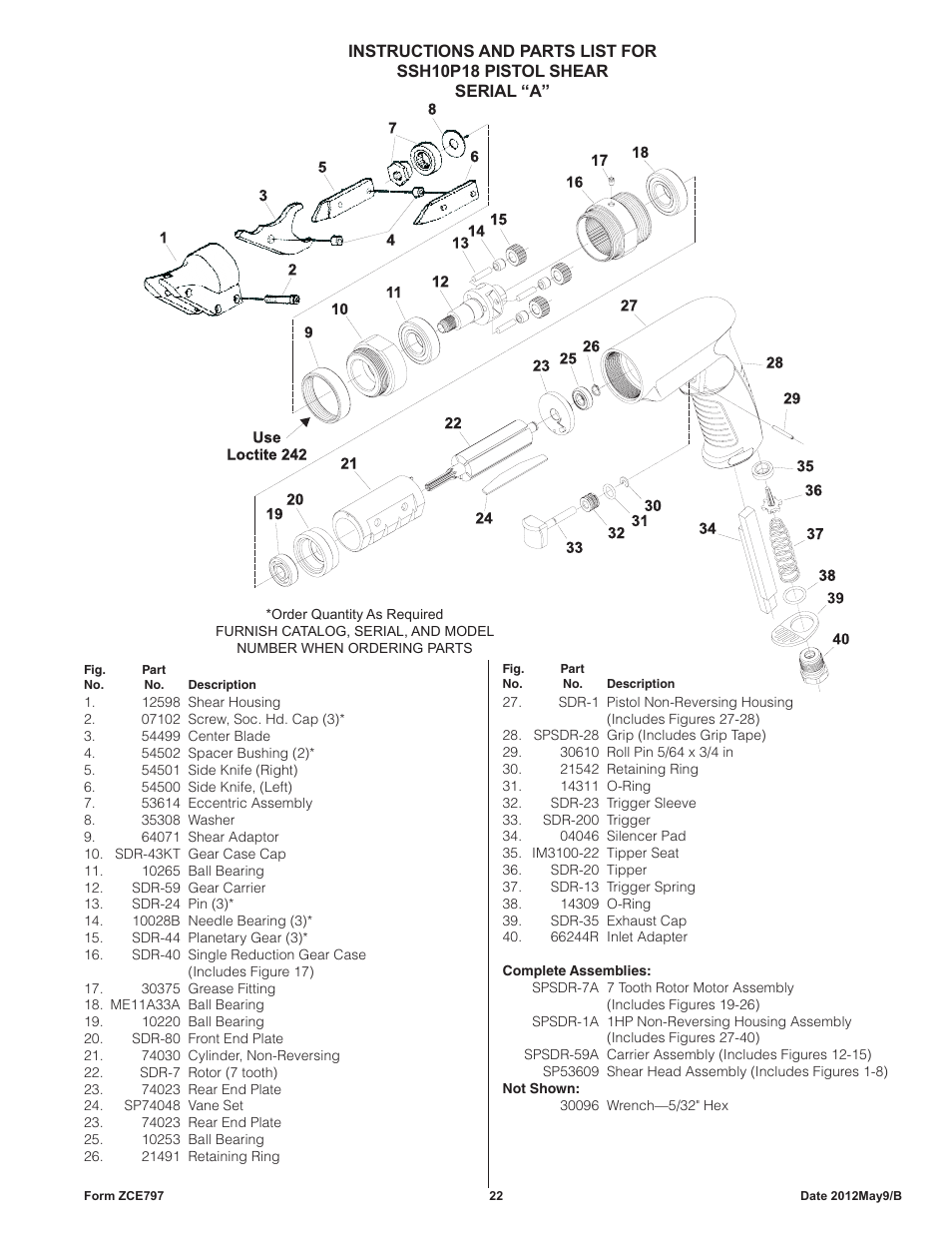 Sioux Tools SNH10S18 NIBBLER User Manual | Page 22 / 27