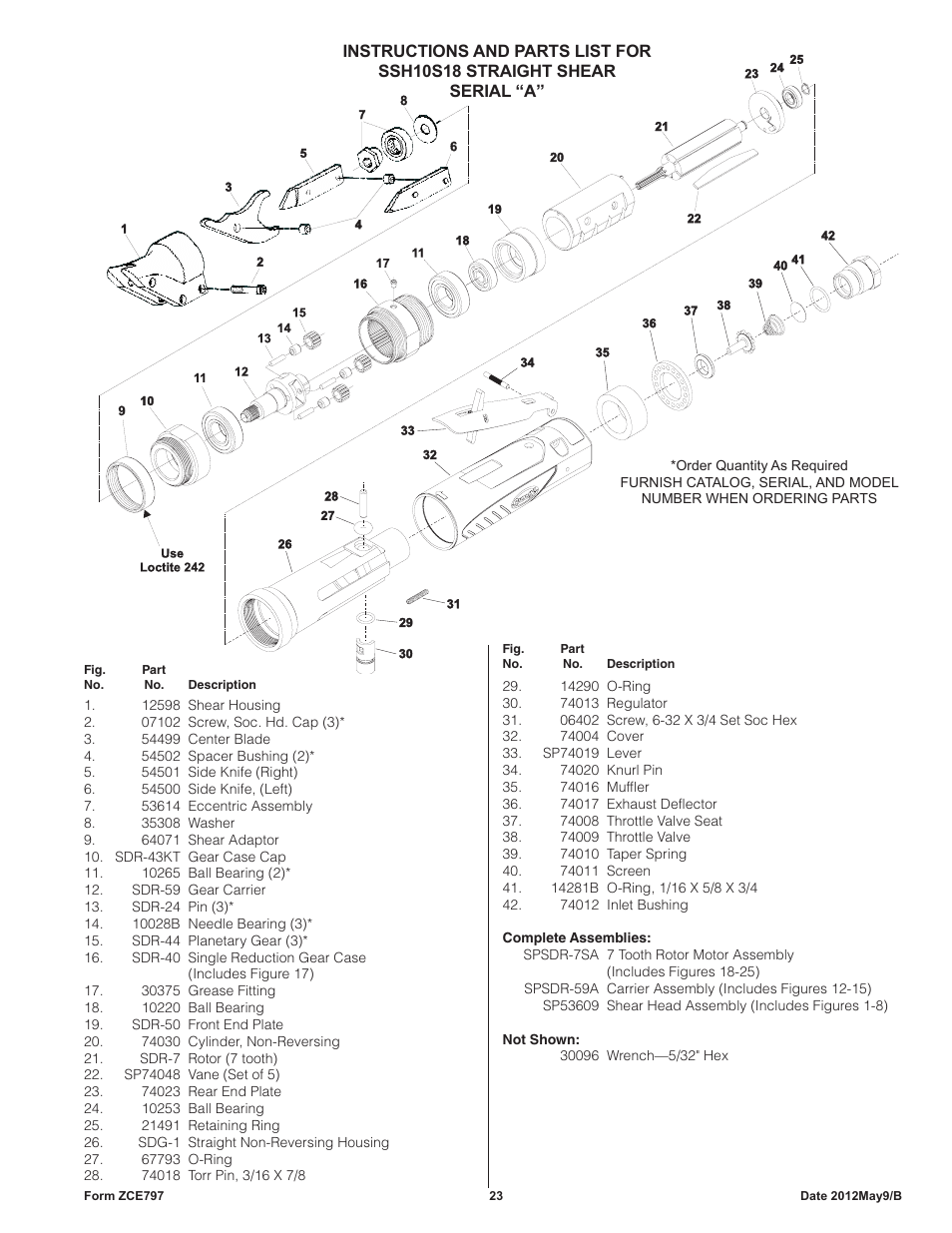 Sioux Tools SNH10S18 NIBBLER User Manual | Page 23 / 27