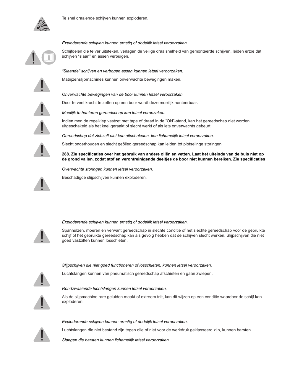 Sioux Tools SDG10P User Manual | Page 22 / 31