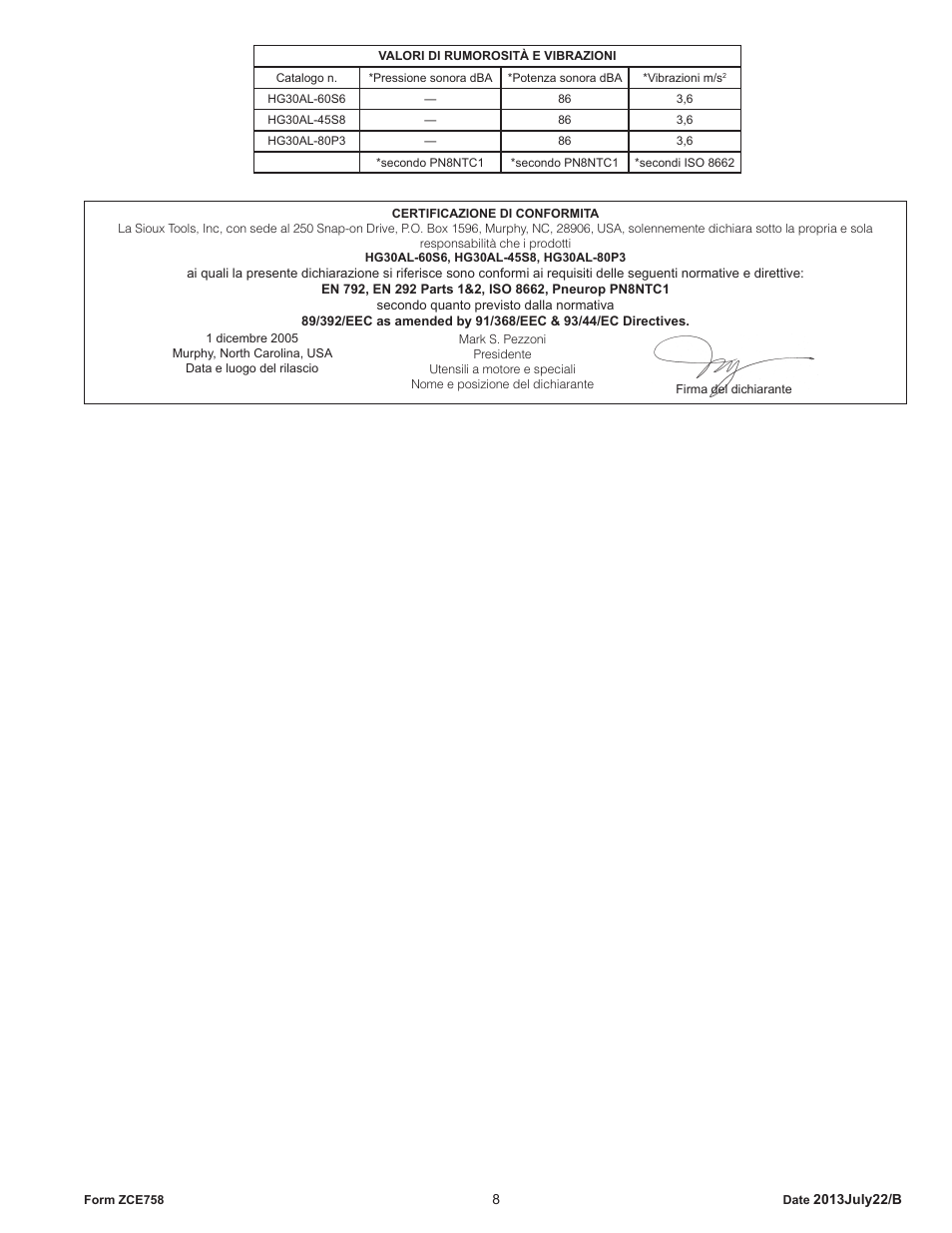 Sioux Tools HG30AL User Manual | Page 8 / 16
