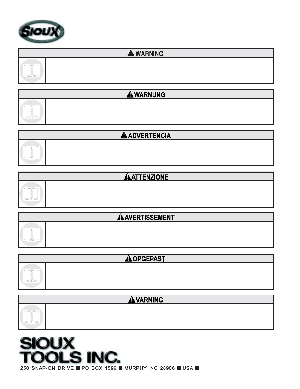 Sioux Tools 1DS User Manual | Page 10 / 11