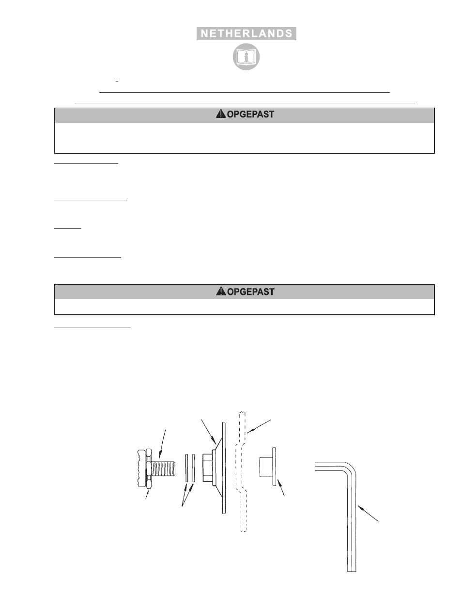 Opgepast | Sioux Tools 1291L User Manual | Page 11 / 16