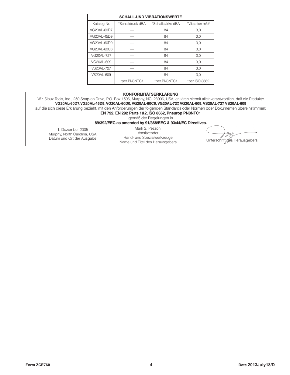 Sioux Tools VS20AL User Manual | Page 4 / 16