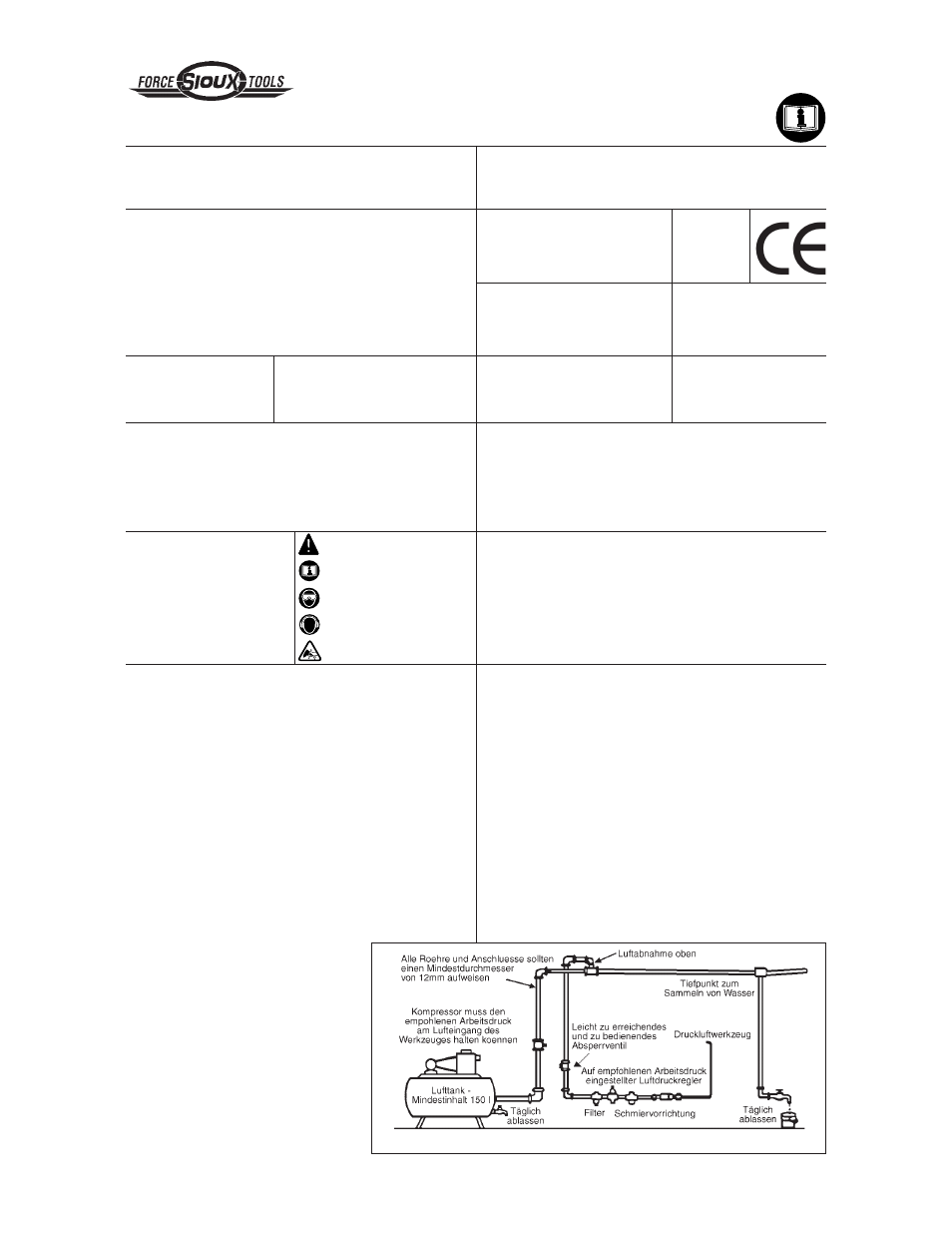 5350a, 5350ap, 1/2 zoll schlagschrauber | Sioux Tools 5350AP User Manual | Page 7 / 20