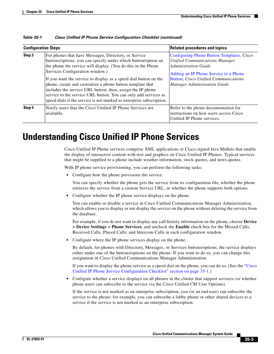 Understanding cisco unified ip phone services | Cisco OL-21853-01 User Manual | Page 3 / 6