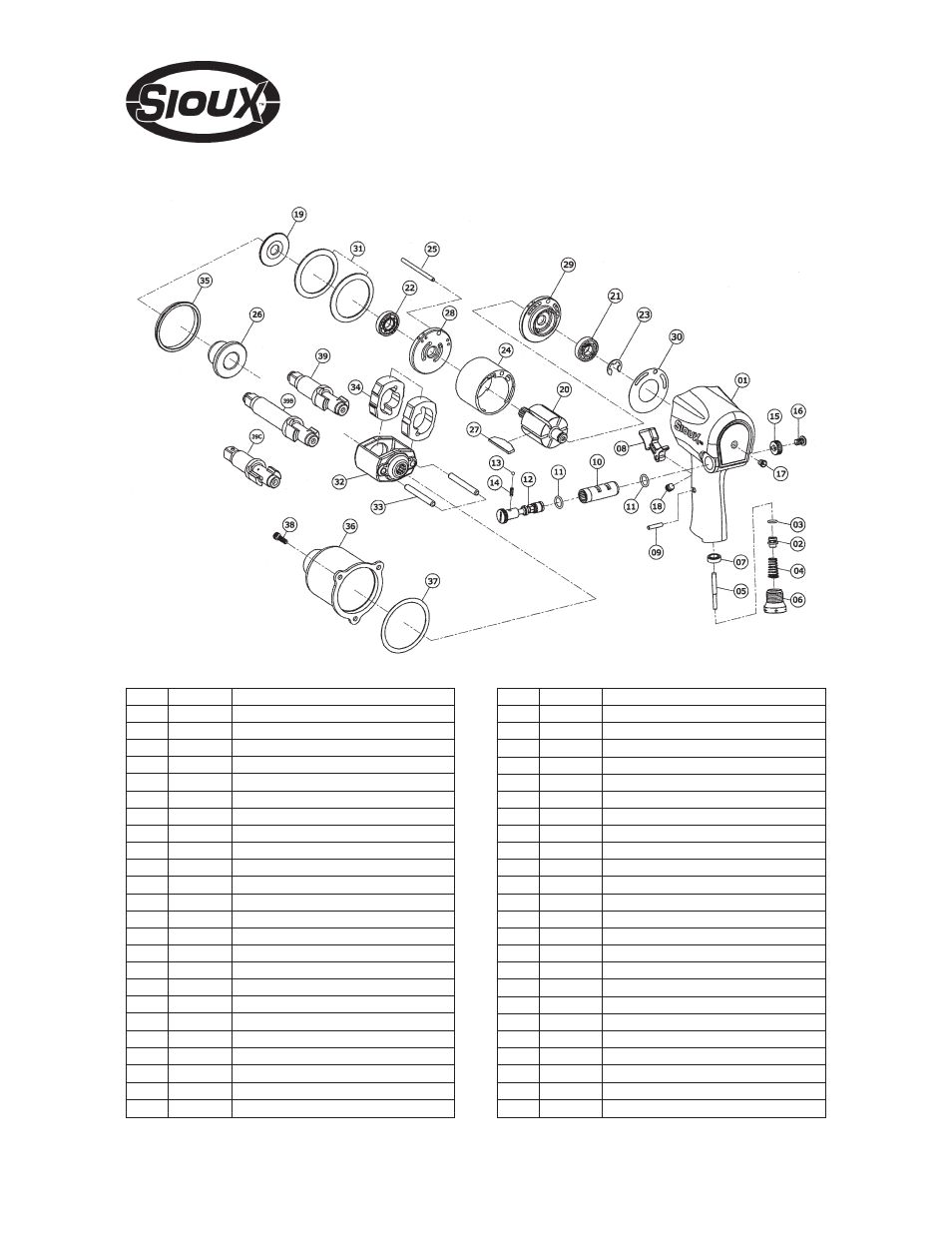 Sioux Tools 5000AP User Manual | Page 19 / 20