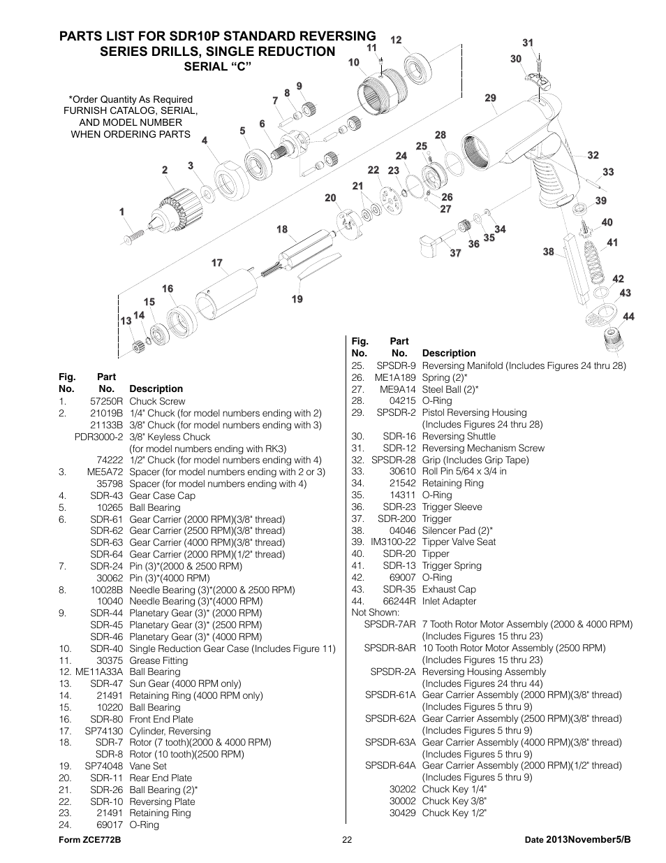 Sioux Tools SDR6P User Manual | Page 22 / 33