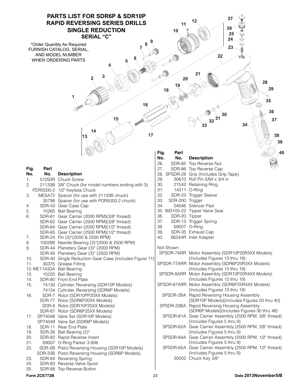 Sioux Tools SDR6P User Manual | Page 23 / 33