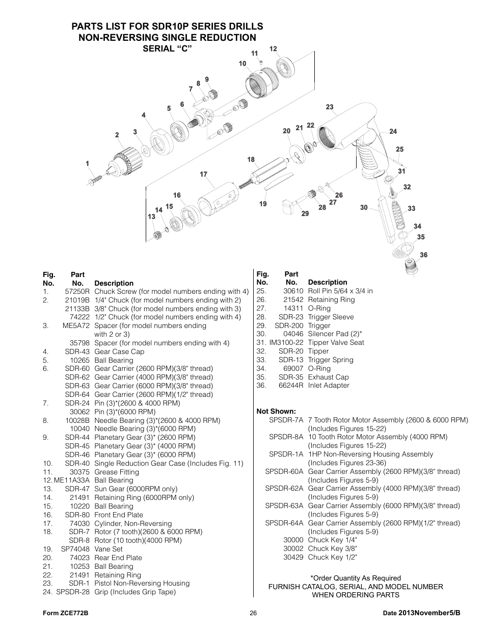 Sioux Tools SDR6P User Manual | Page 26 / 33
