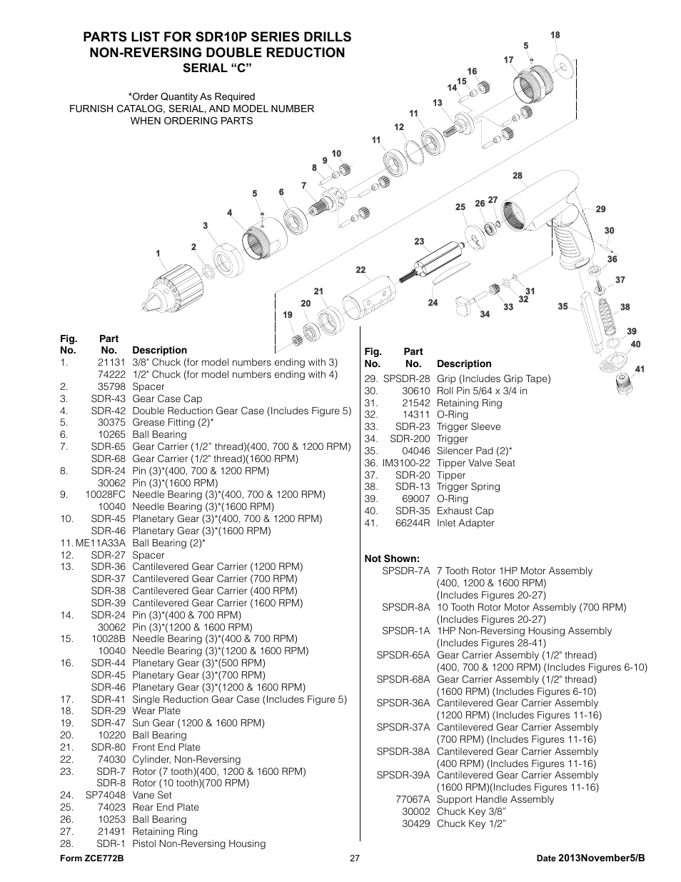 Sioux Tools SDR6P User Manual | Page 27 / 33