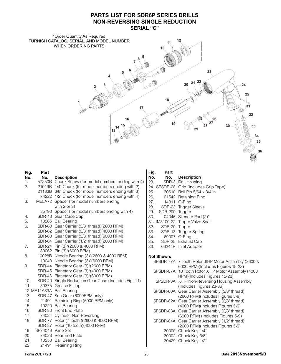 Sioux Tools SDR6P User Manual | Page 28 / 33