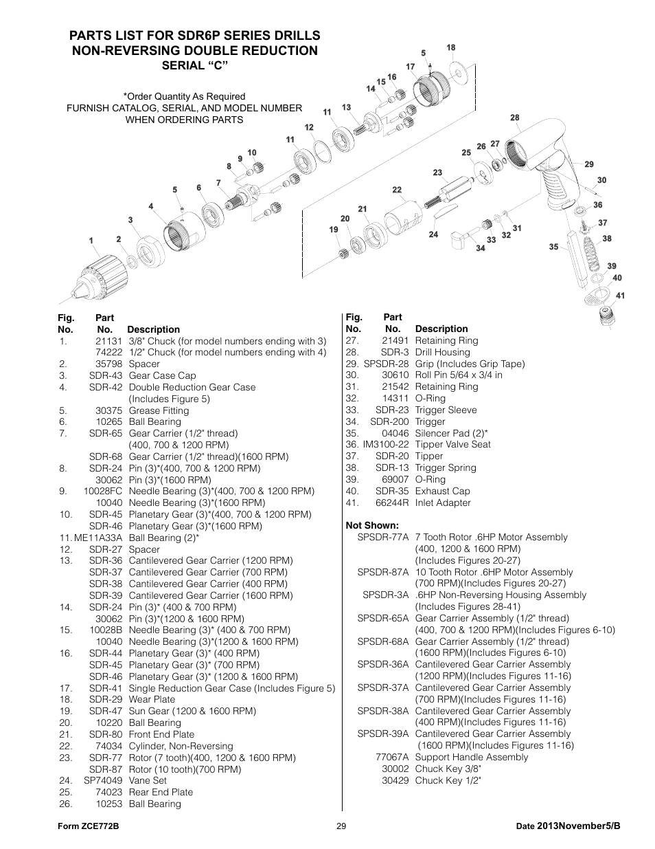 Sioux Tools SDR6P User Manual | Page 29 / 33