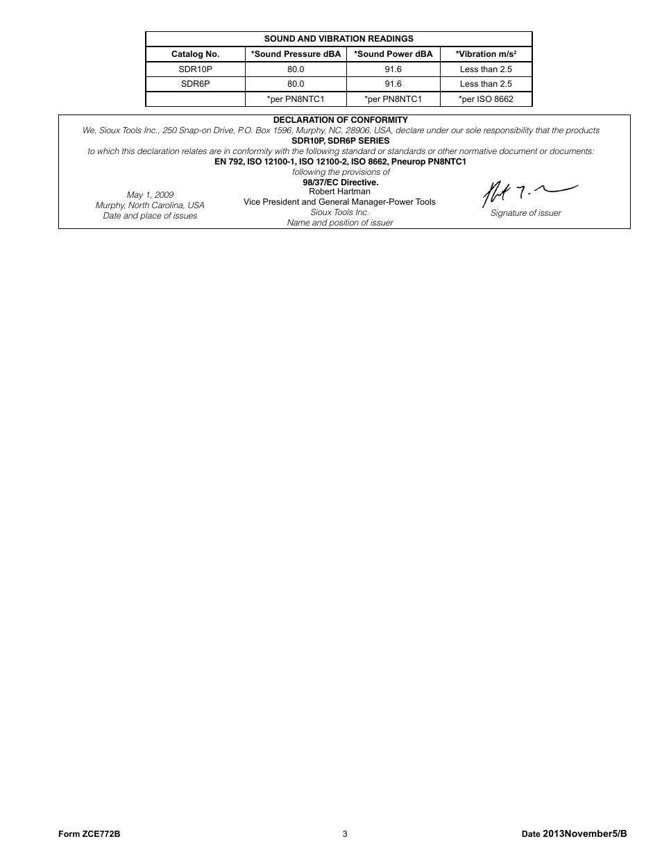 Sioux Tools SDR6P User Manual | Page 3 / 33