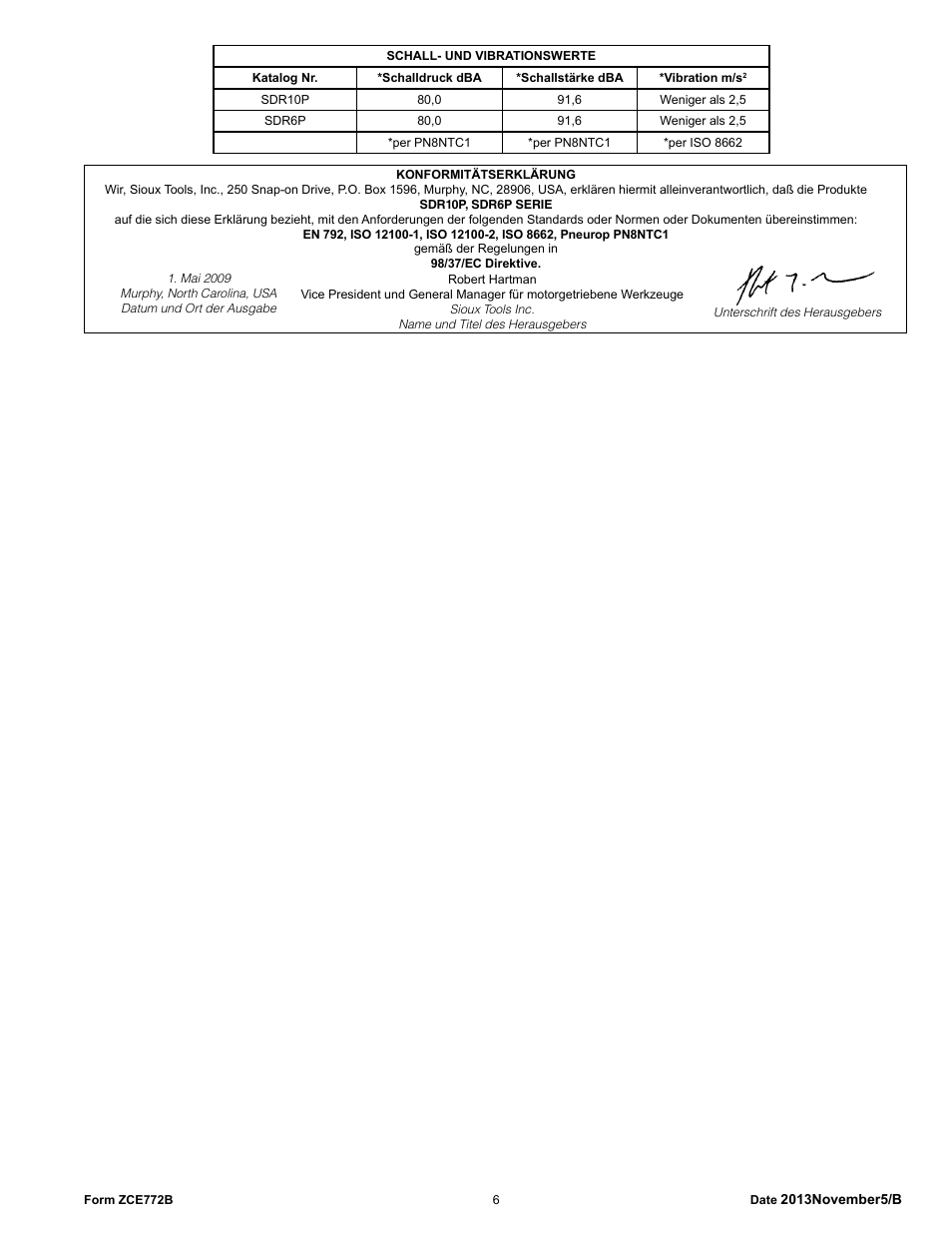 Sioux Tools SDR6P User Manual | Page 6 / 33