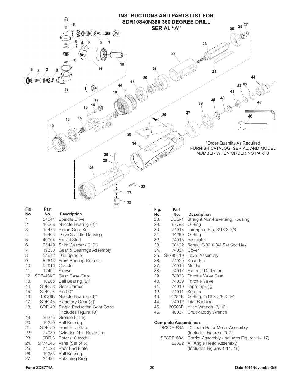 Sioux Tools SDR10AH User Manual | Page 20 / 27